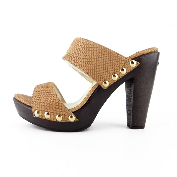 Jimmy Choo Exotic Platform Mule Sandals sz 39.5