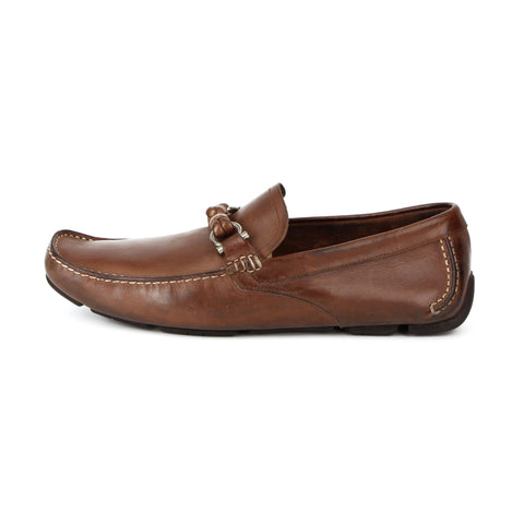 Salvatore Ferragamo Men's Brown Leather Loafers sz 8.5