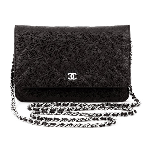 Chanel Black Caviar Wallet on Chain
