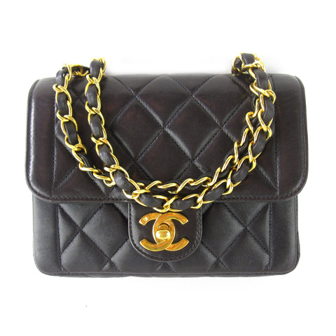 Chanel Mini Quilted Double Chain Purse