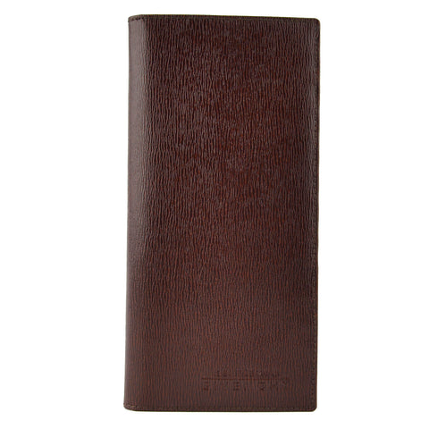 Givenchy Mahogany Brown Leather Bifold Long Men's Wallet