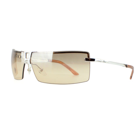 Dior Flat Top Rose-Tinted Shield Sunglasses