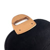 Gucci Vintage Black Leather Turnlock Flap Shoulder Bag
