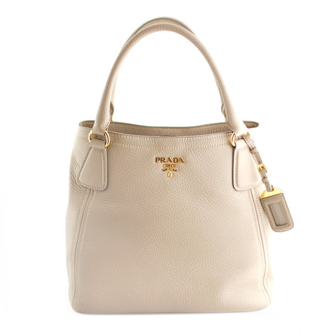 Prada Vitello Daino Bucket Tote Bag