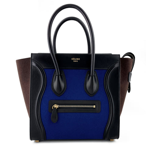 Celine Tricolor Micro Luggage Tote