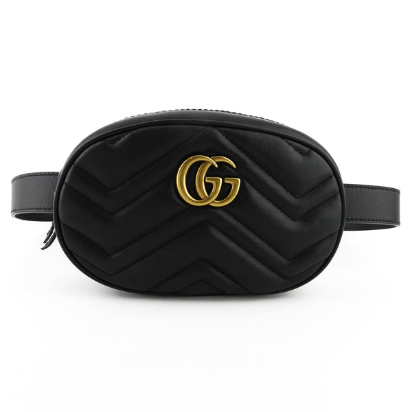 Gucci GG Marmont Chevron Matelassé Leather Belt Bag