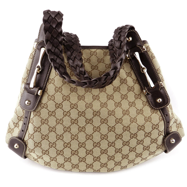 Gucci Canvas Pelham Medium Tote