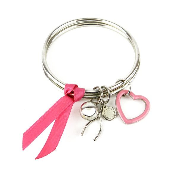 MARC BY MARC JACOBS Double Silver Bangle