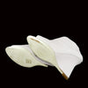 Burberry White Peep-Toe Wedge Bootie sz 41
