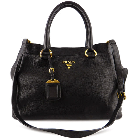 Prada Vitello Daino Two-Way Tote