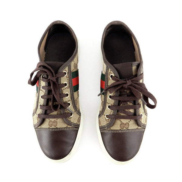 Gucci GG Canvas Classic Sneakers sz 37.5