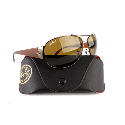 Ray-Ban Copper-Brown Aviator Sunglasses