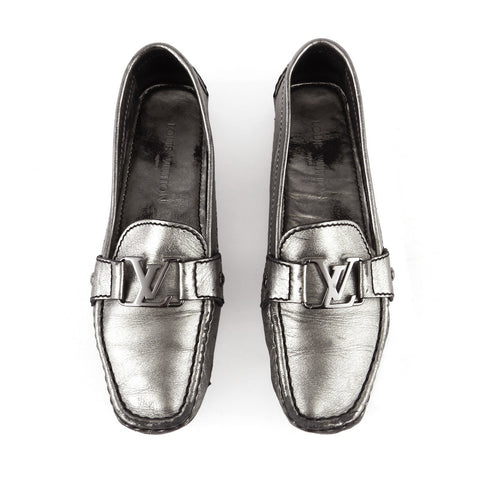 Louis Vuitton Metallic Sport Loafers sz 38