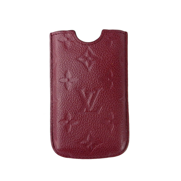 Louis Vuitton Monogram Empreinte Bordeaux Case