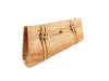 Nancy Gonzalez Tan Knotted Crocodile Clutch