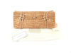 Nancy Gonzalez Tan Knotted Crocodile Clutch