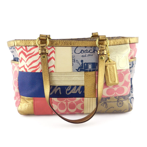 Coach Multi-Patchwork Small Tote