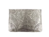 Alexander McQueen Silver Filigree Giant Envelope Clutch