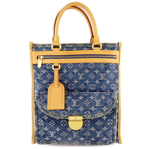 Louis Vuitton Monogram Denim Sac Plat - Limited Edition