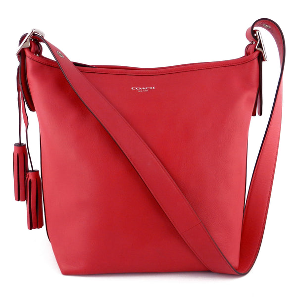 Coach Legacy Leather Duffle Bag - Pink Scarlet