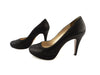 Prada Glazed Nubuck Leather Platform Pumps sz 36