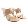 Christian Dior Nude Patent Mules sz 36