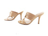 Christian Dior Nude Patent Mules sz 36