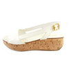 Miu Miu Ivory Patent Cork Sandals sz 35