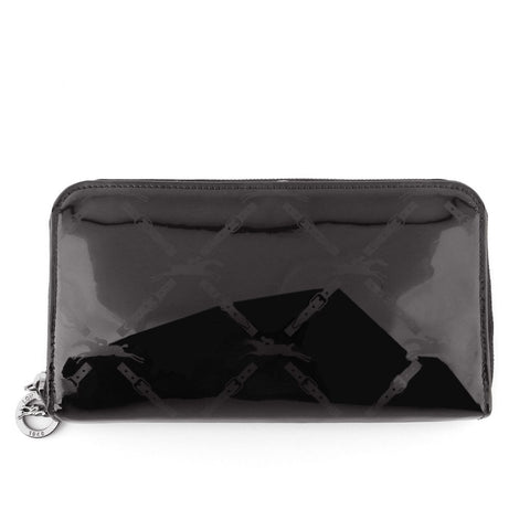 Longchamp LM Patent Leather Zip Wallet