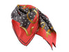 Longchamp Signature Horse Bust Dotted Silk Scarf