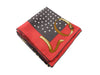 Longchamp Signature Horse Bust Dotted Silk Scarf