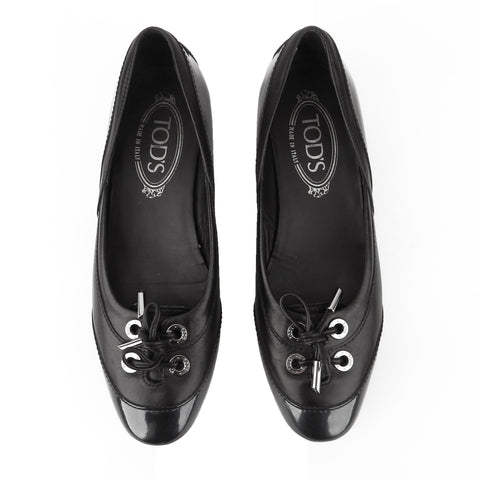 Tod's Patent Leather Ballerina Driving Flats sz 36