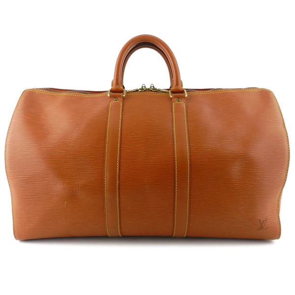 Louis Vuitton Cipango Gold Epi Keepall 45