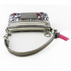 Coach Small Flower Print Satin Shoulder Bag