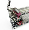 Coach Small Flower Print Satin Shoulder Bag