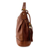 Gucci Braided Bamboo Tassel Brown Leather Hobo