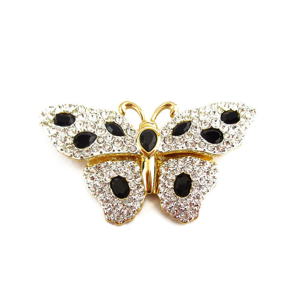 Swarovski Crystals Butterfly Brooch