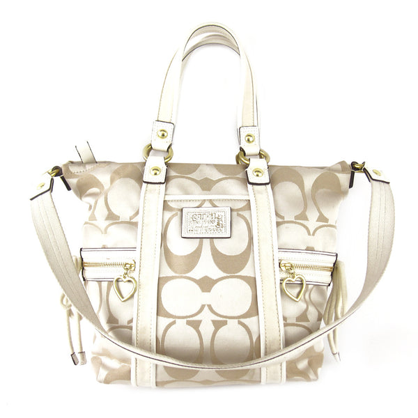 Coach Monogram Canvas Satchel & Crossbody