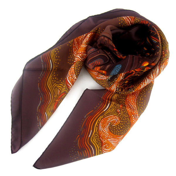 Hermes Tower of Babel Silk Scarf