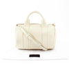 Alexander Wang Stud-Bottom Cream Leather Rocco Duffel
