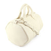Alexander Wang Stud-Bottom Cream Leather Rocco Duffel