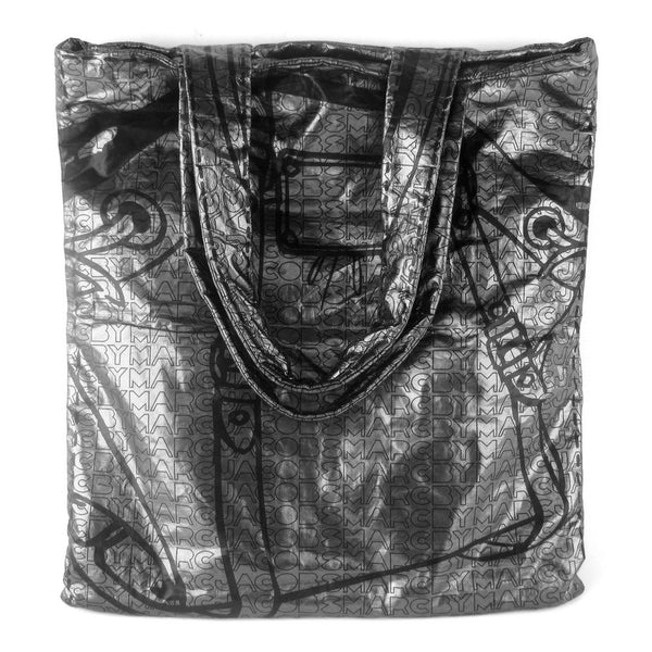 MARC BY MARC JACOBS Puffy Pewter Flat Tote