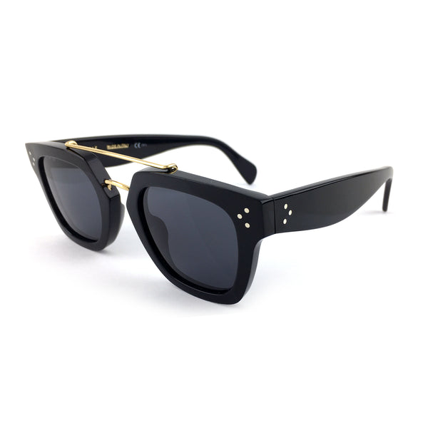 Celine Bridge Wayfarer Black Sunglasses
