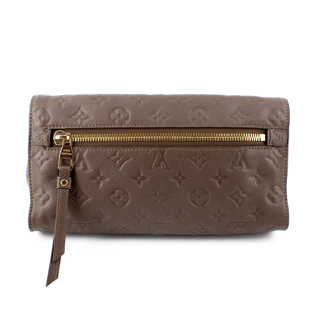 Louis Vuitton Bleu Infini Monogram Empreinte Leather Petillante Clutch