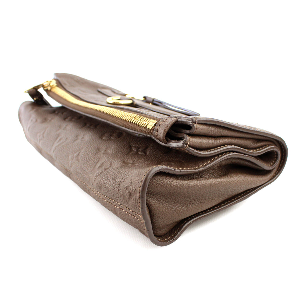 LOUIS VUITTON Empreinte Petillante Clutch in Taupe - More Than You