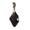 Coach Black Satin Pom-Pom Shoulder Bag
