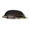 Coach Black Satin Pom-Pom Shoulder Bag
