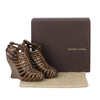 Bottega Veneta Woven Leather Wedge Sandal sz 39