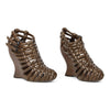 Bottega Veneta Woven Leather Wedge Sandal sz 39