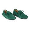 TOD's Men's Green Suede Leather Mocassin Loafers sz 9.5